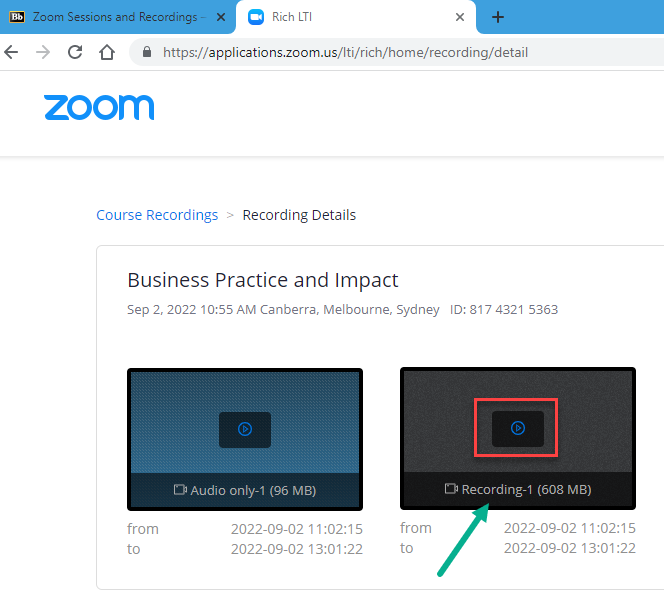 How to watch a Zoom Recording - Technology Services